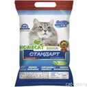 HOMECAT Комкующийся наполнитель Стандарт "Эколайн" без запаха, 6 л