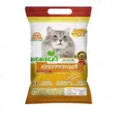 Наполнитель для кош.туалета комкующийся HOMECAT Эколайн Кукурузный 6л/2,8кг