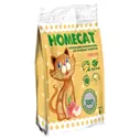 Наполнитель Homecat Эколайн персик комкующийся для кошачьих туалетов 6 л