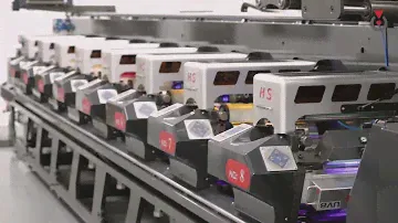Сервоприводная машина флексографской печати ECOLINE-S 340 / 450: производство этикетки