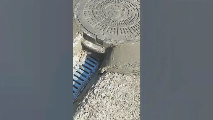 установка песк/полимерного люка